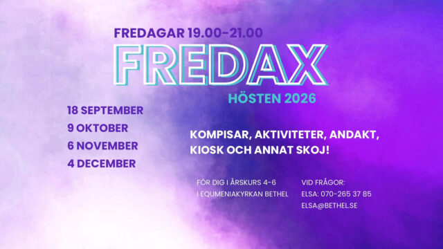 Fredax Hösten 2026